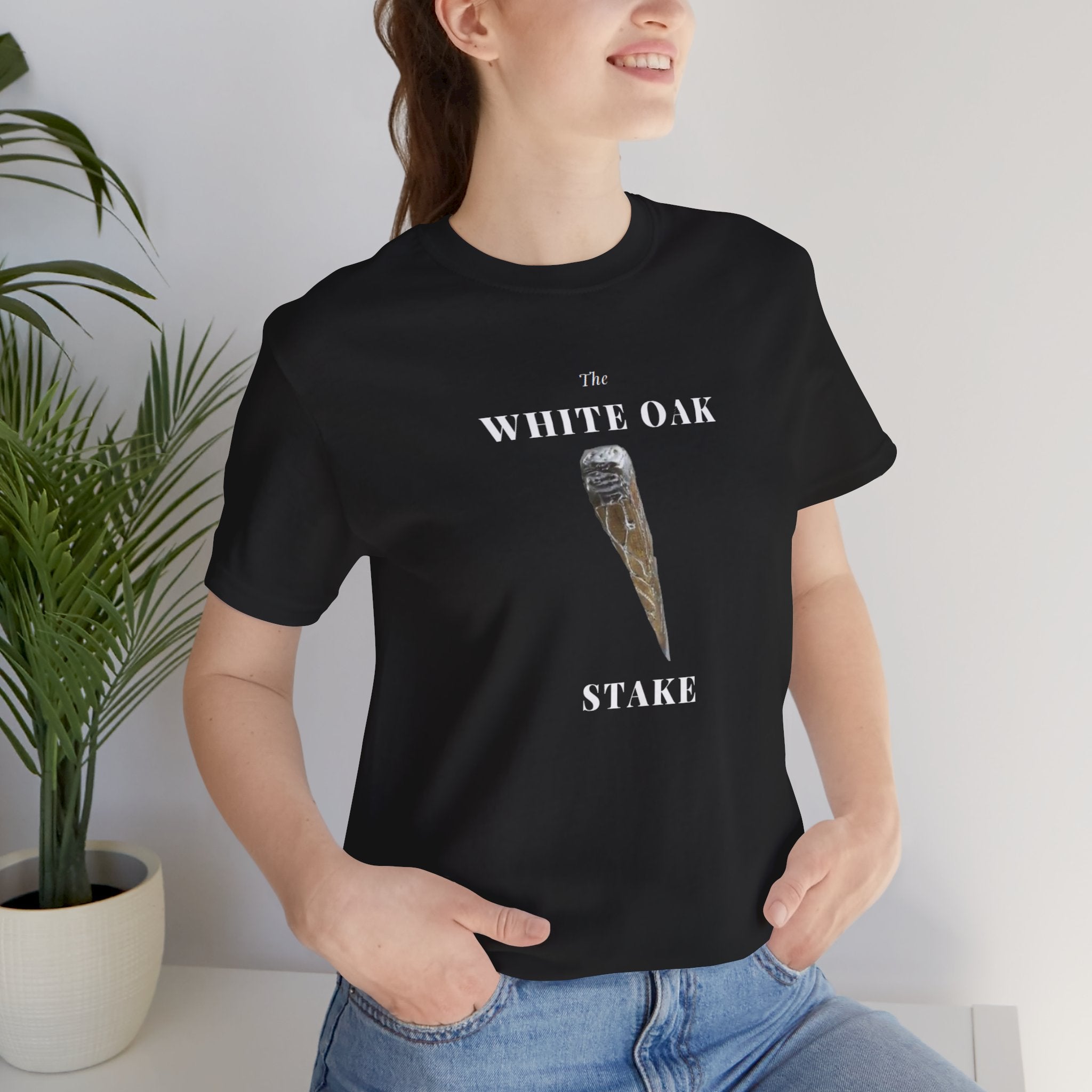 The White Oak Stake Unisex Jersey Short Sleeve Tee
