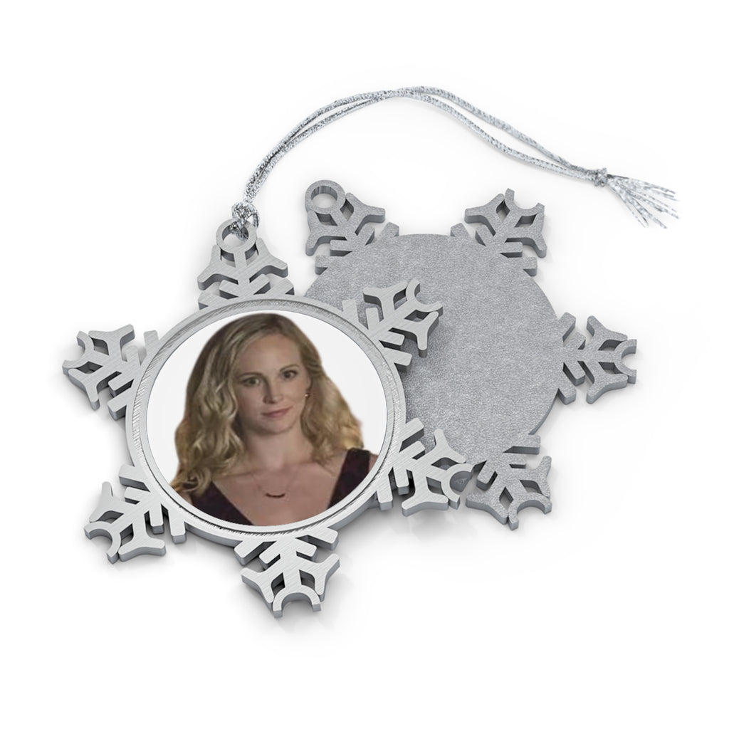 Caroline Pewter Snowflake Ornament