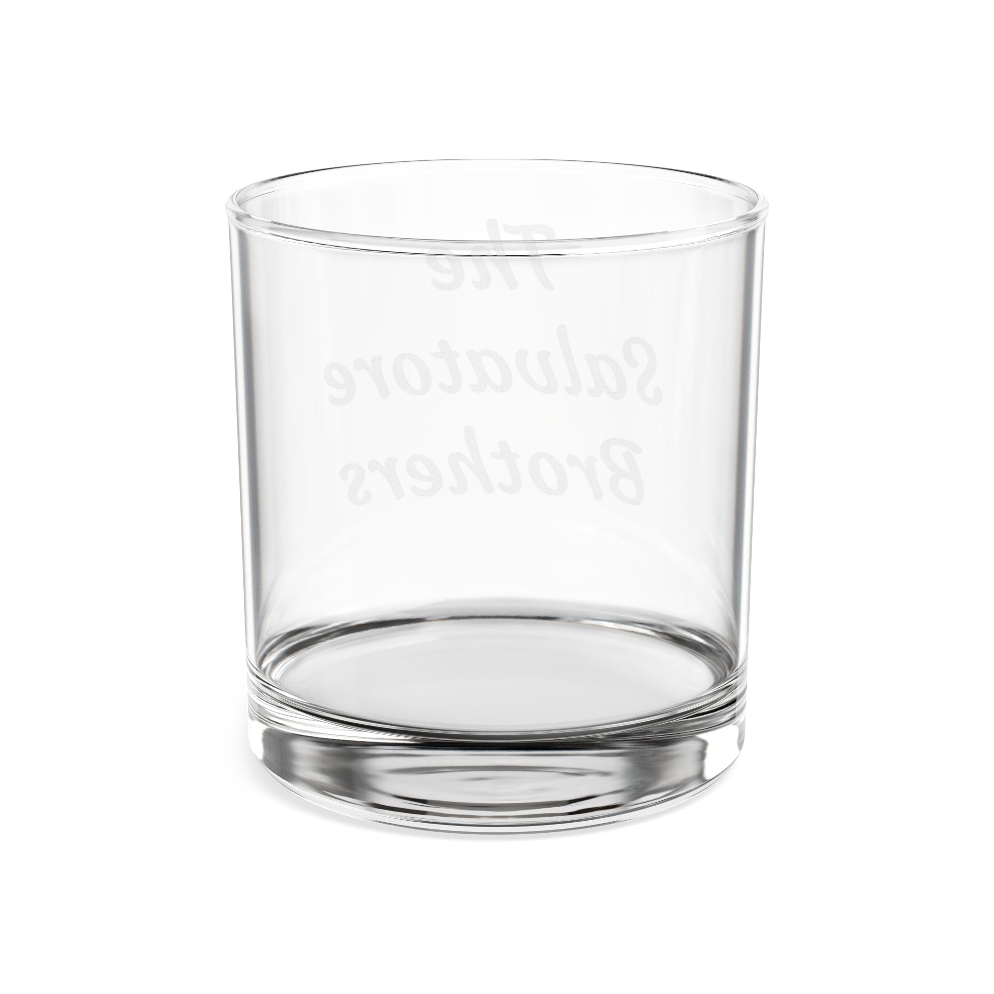 The Salvatore Brothers Whiskey Glass, 10.5oz (Engraving)