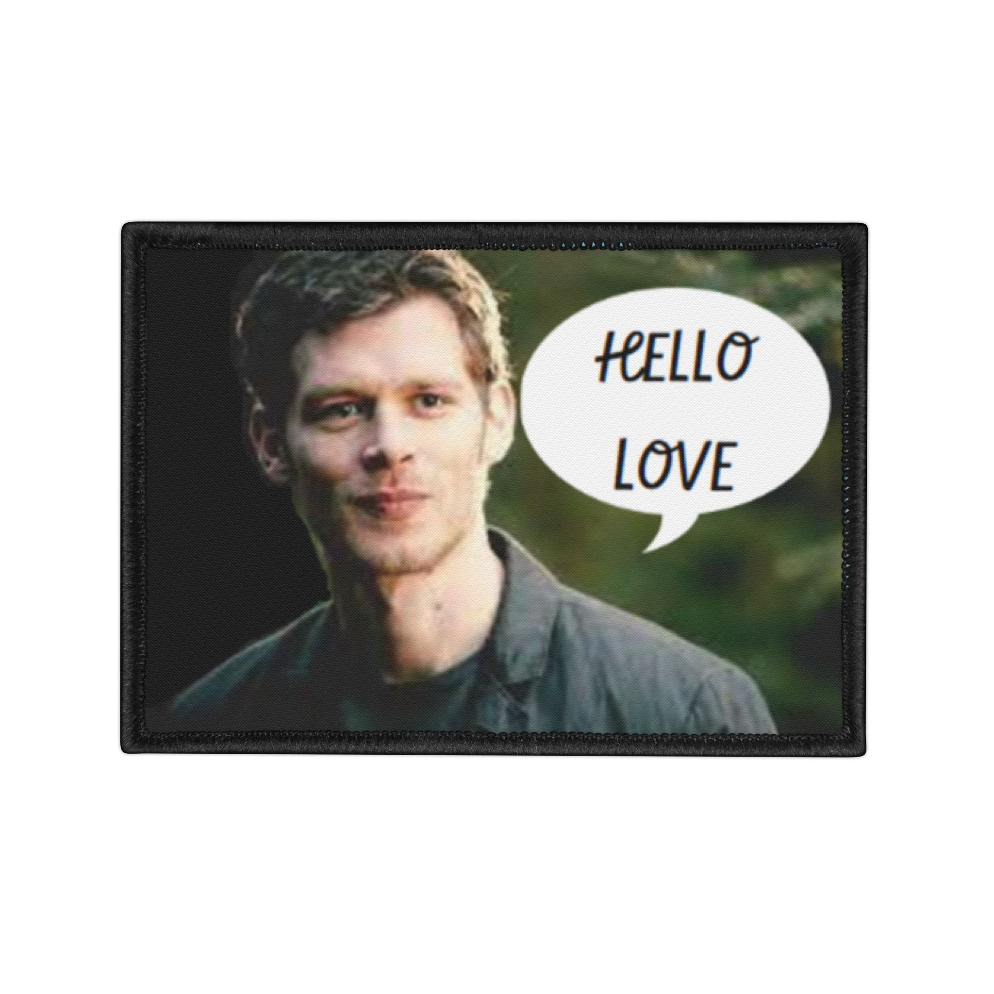 Hello Love Iron-On Patches