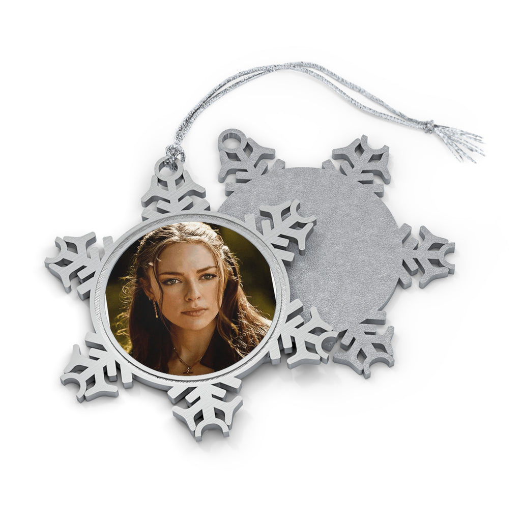 Hope Pewter Snowflake Ornament