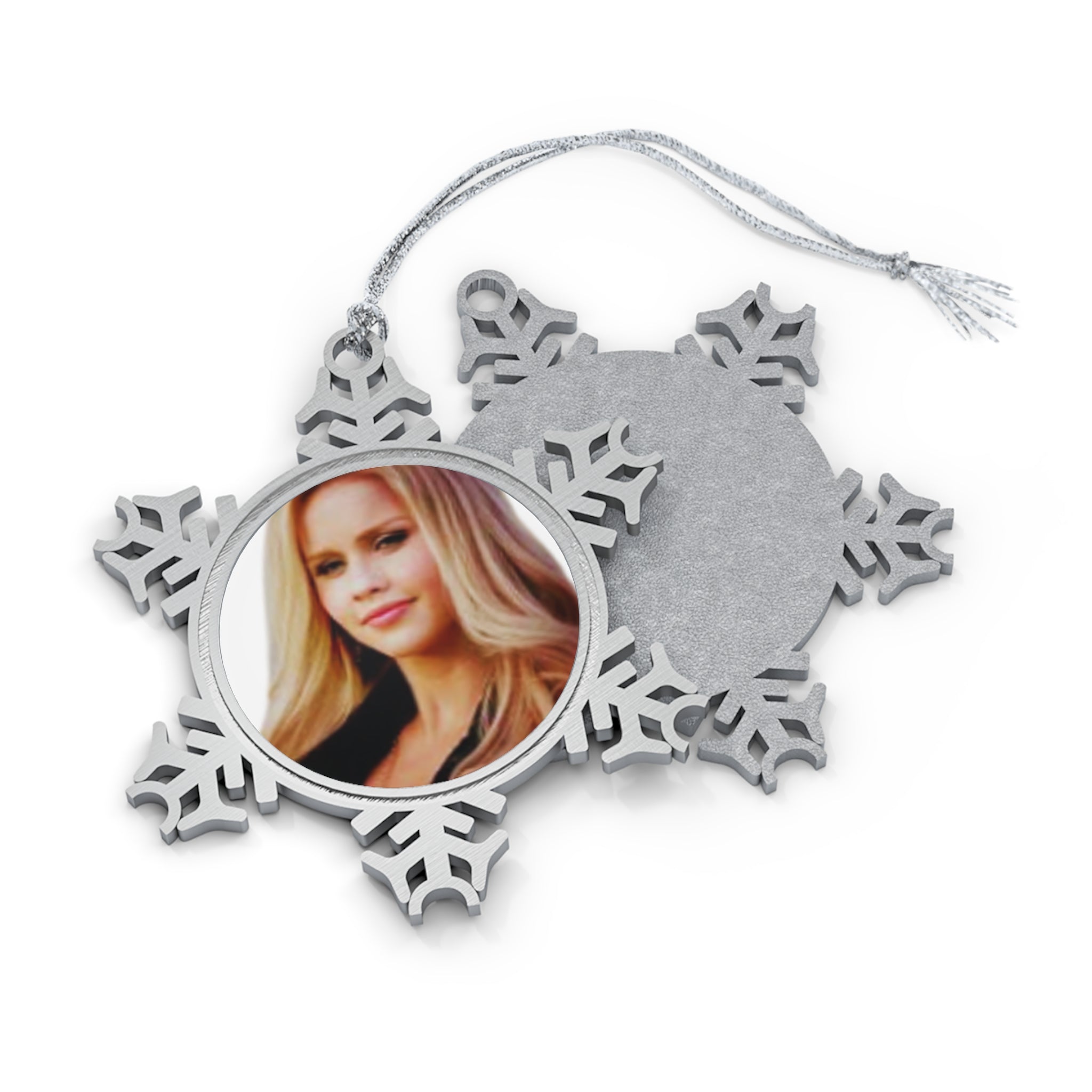 Rebekah Pewter Snowflake Ornament