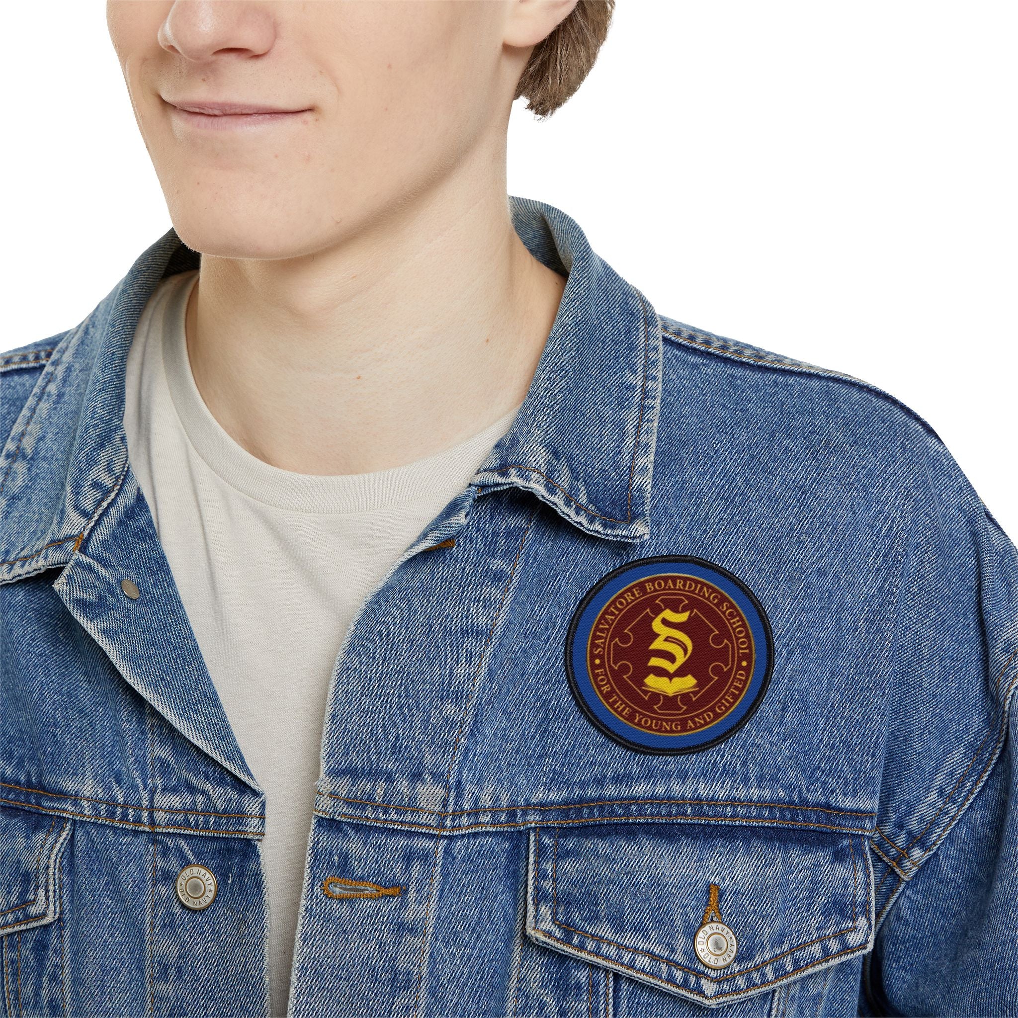 Salvatore Boarding School Iron-On Patches