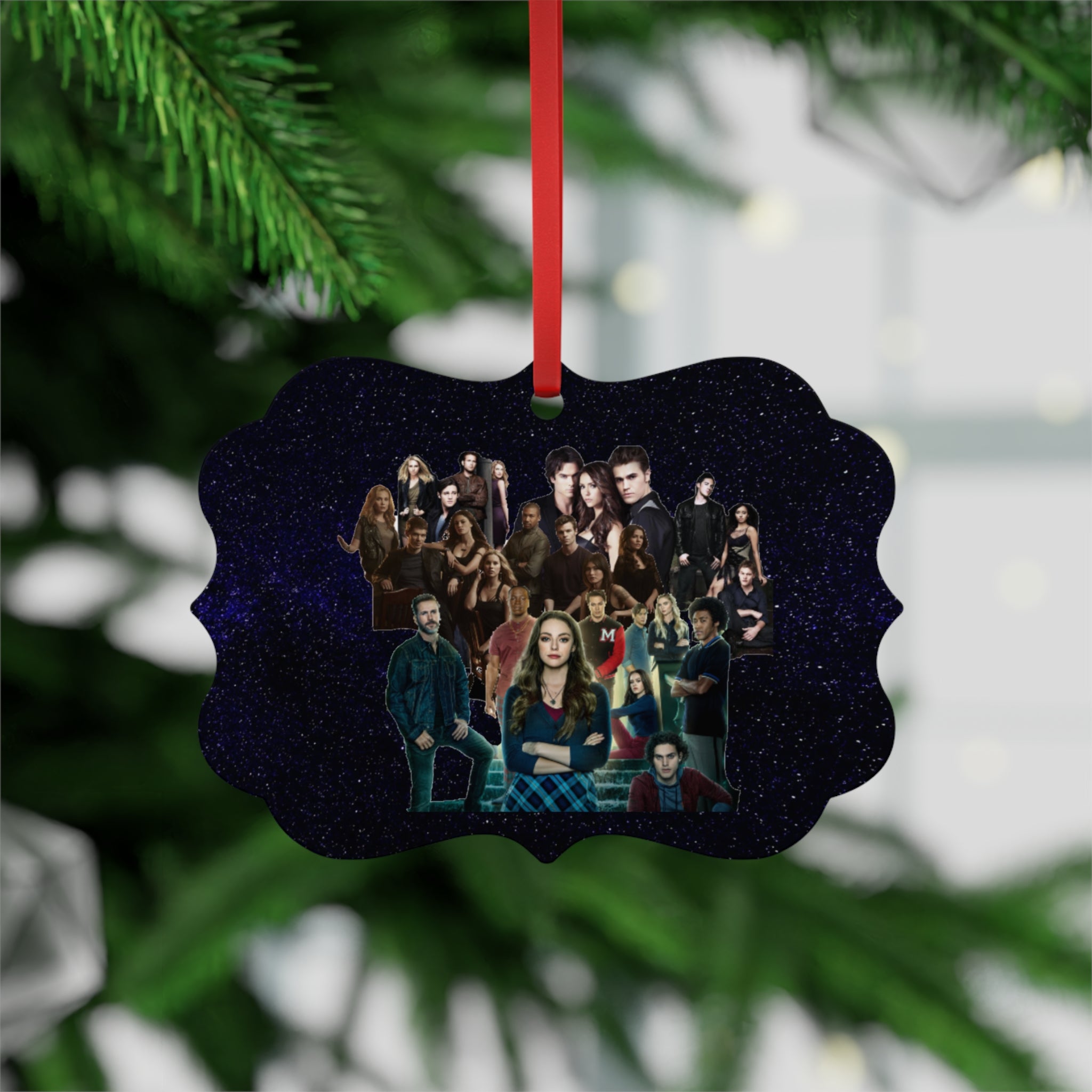 The TVDU Metal Plaque Ornament