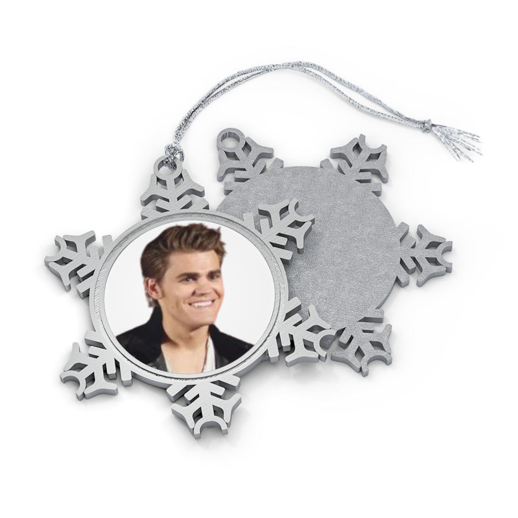 Stefan Pewter Snowflake Ornament