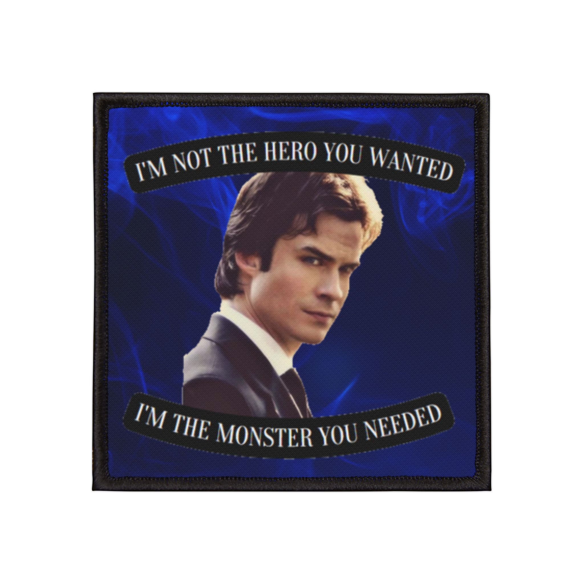 Hero/Monster: Damon Salvatore Iron-On Patches