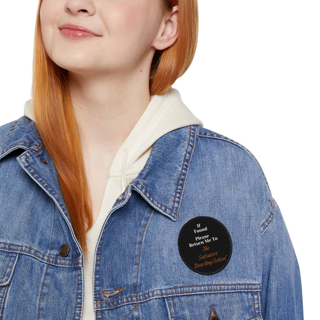 If Found Return Me To The Salvatore Boarding School Iron-On Patches