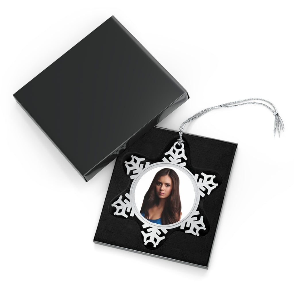 Elena Pewter Snowflake Ornament