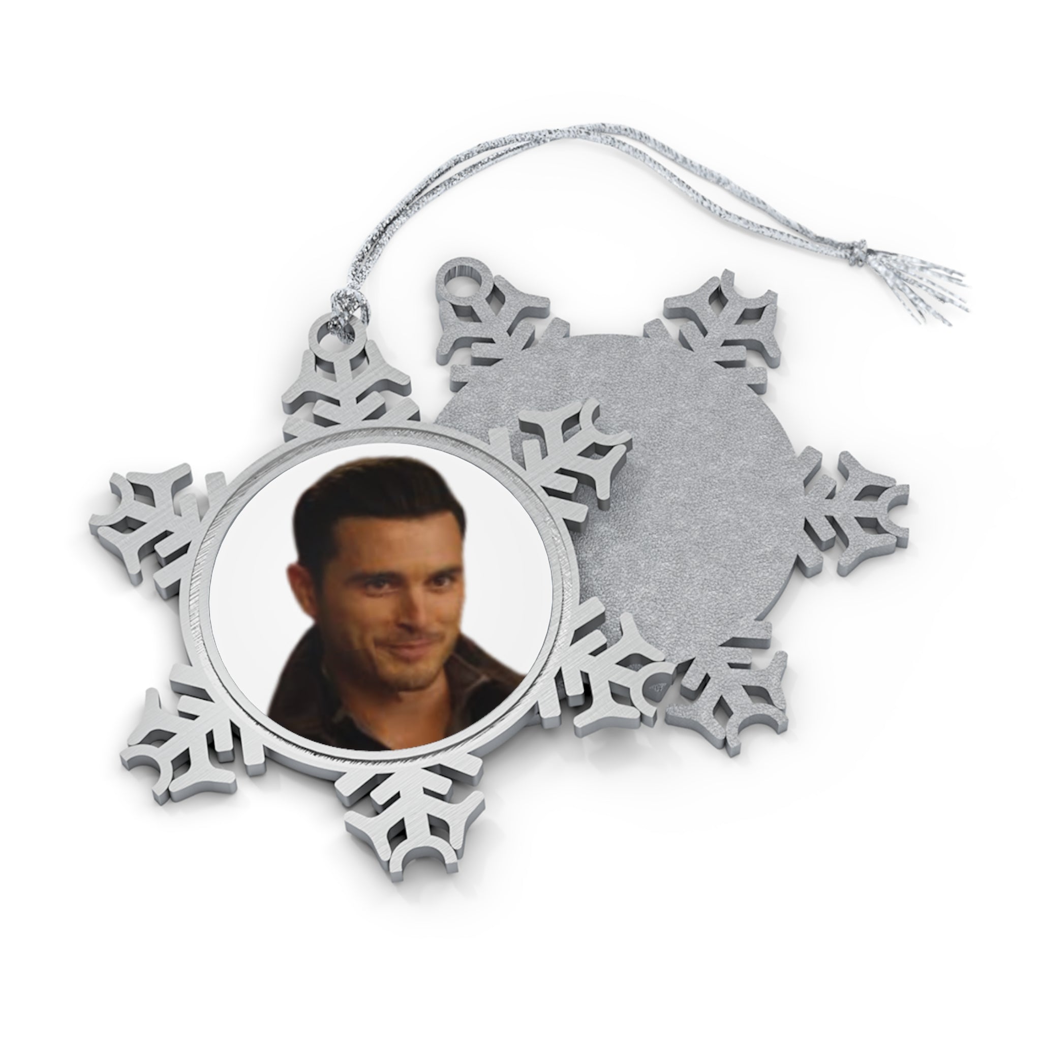 Enzo Pewter Snowflake Ornament