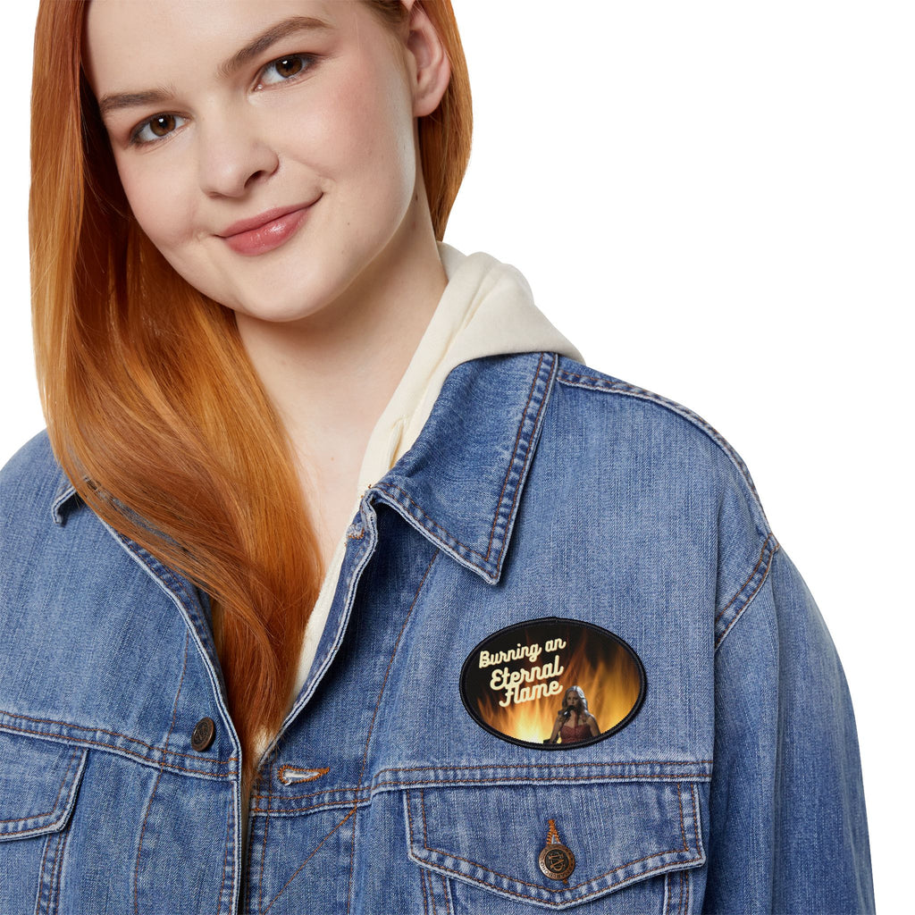 Caroline Forbes: Burning An Eternal Flame Iron-On Patches