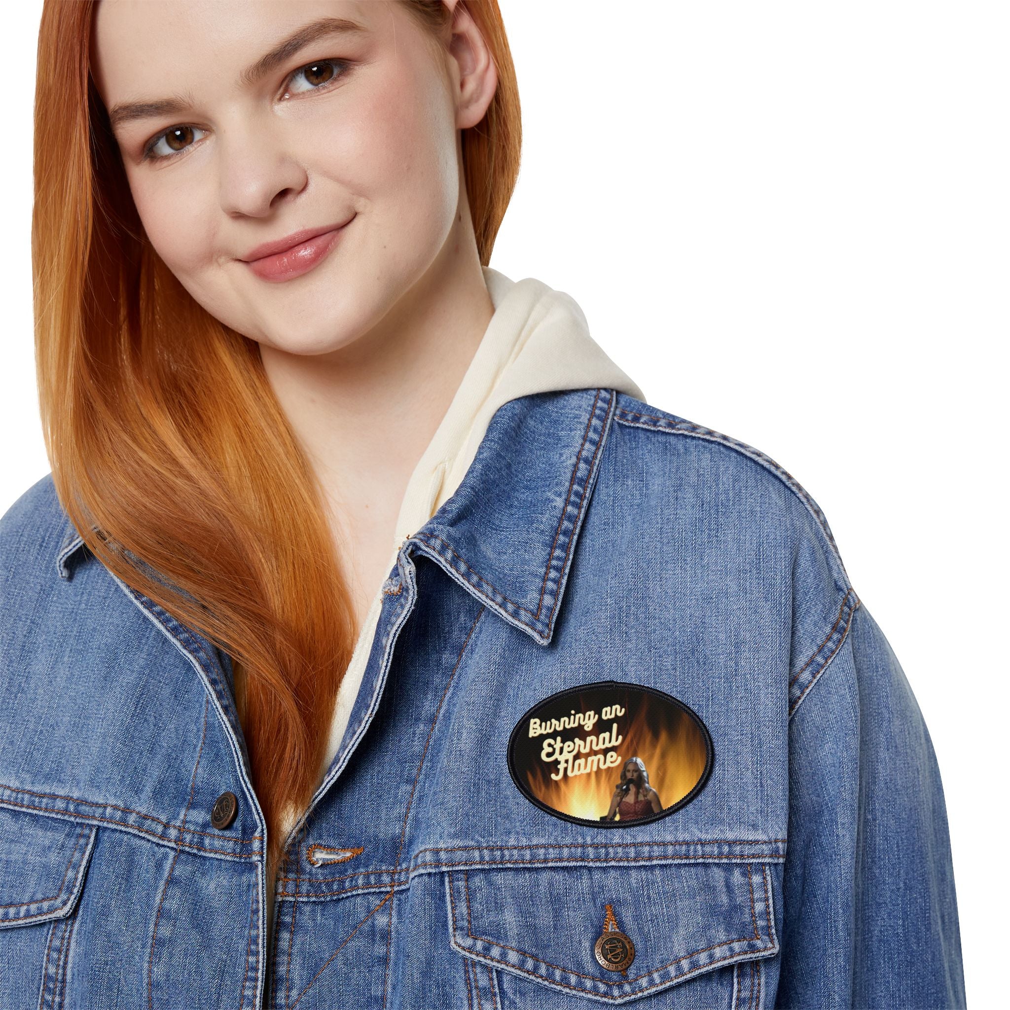 Caroline Forbes: Burning An Eternal Flame Iron-On Patches