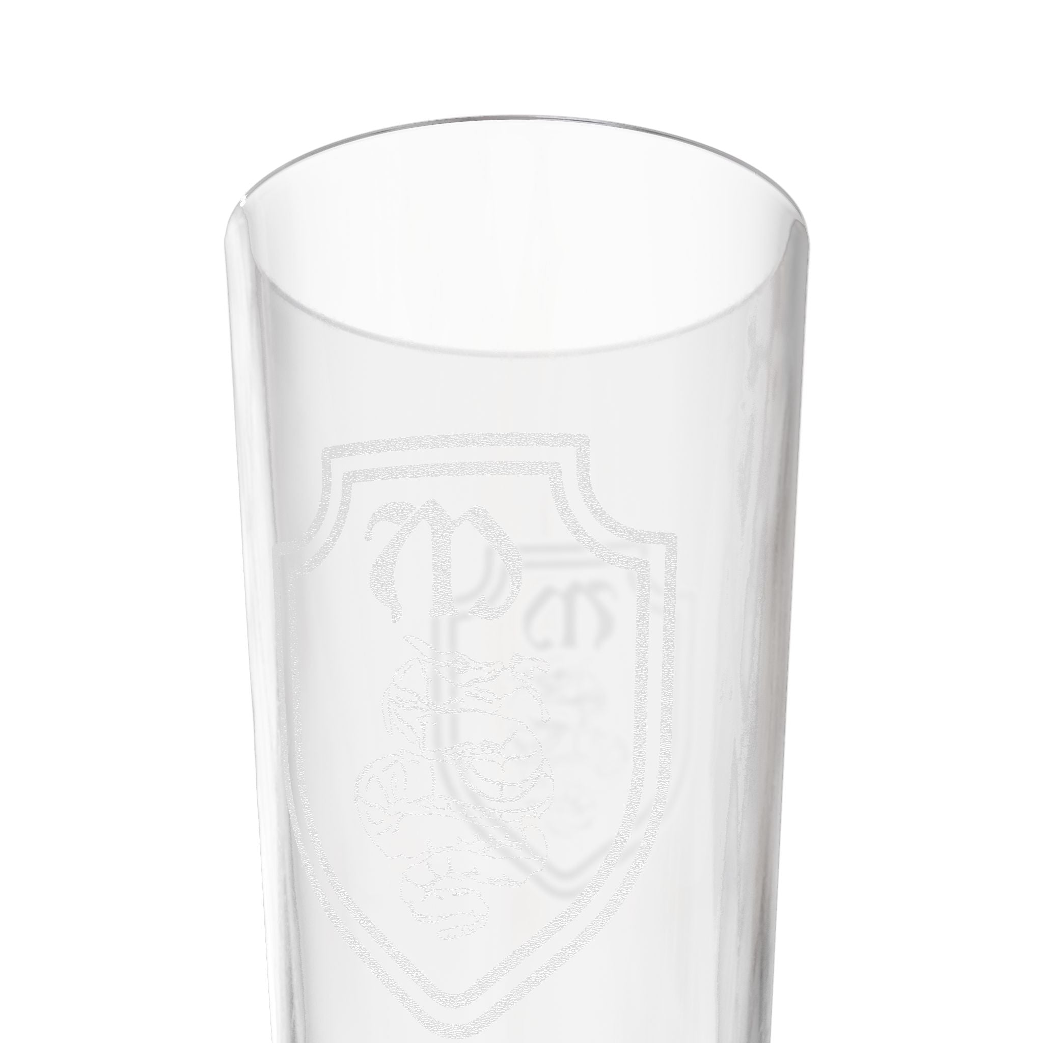 Mikaelson Family Crest Pint Mixing Glass, 16oz (Engraving)