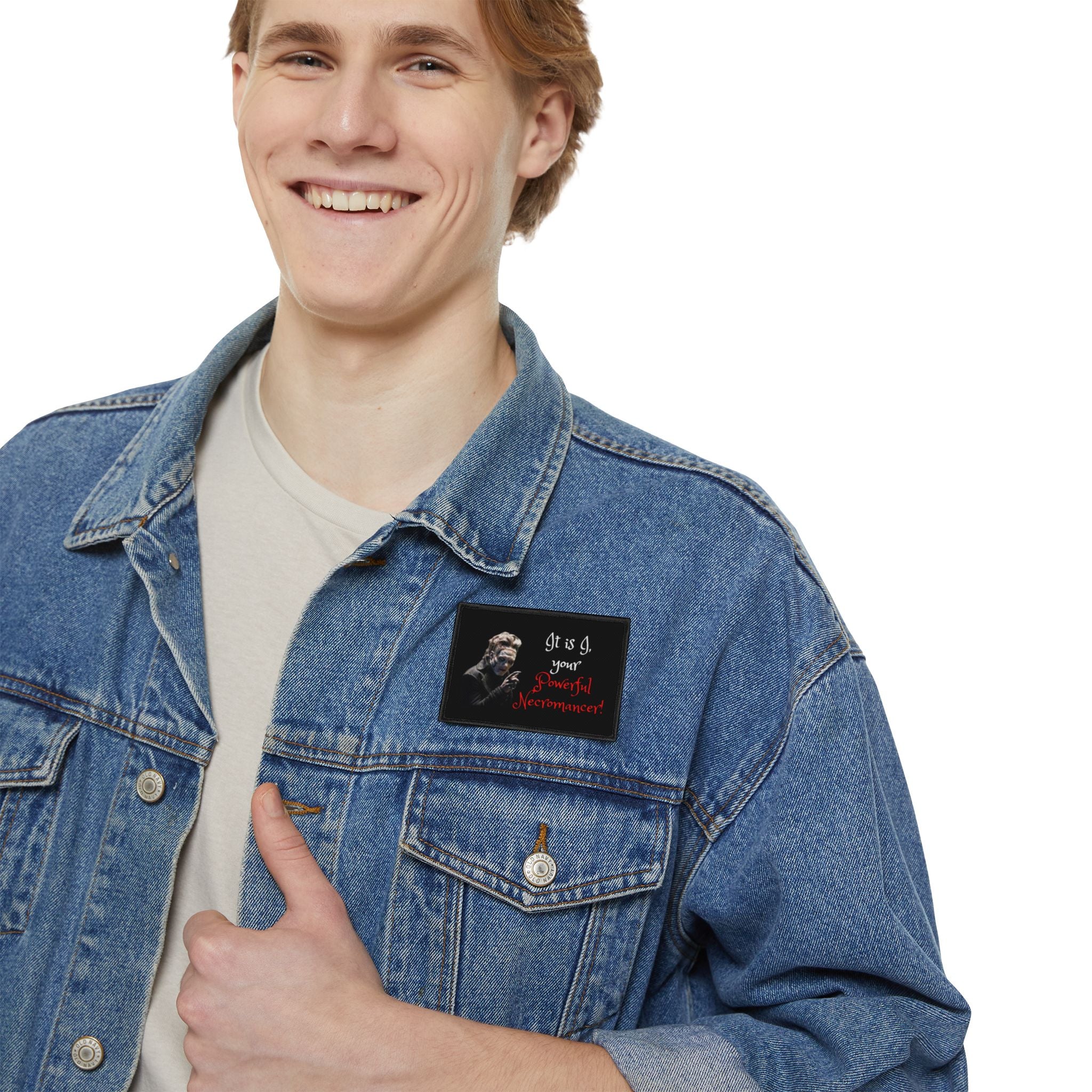 It Is I, Your Powerful Necromancer Iron-On Patches