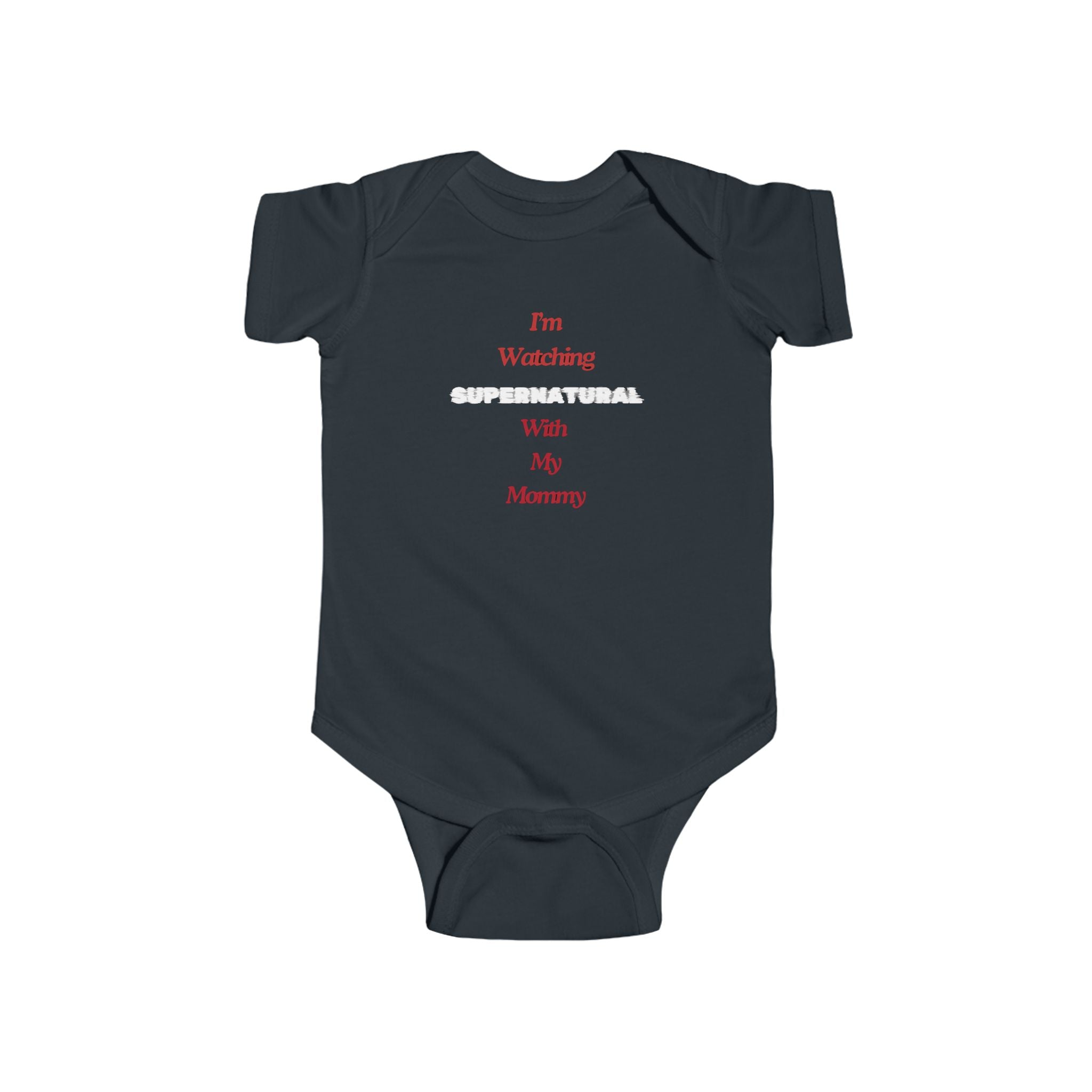 I'm Watching Supernatural With My Mommy Infant Fine Jersey Bodysuit