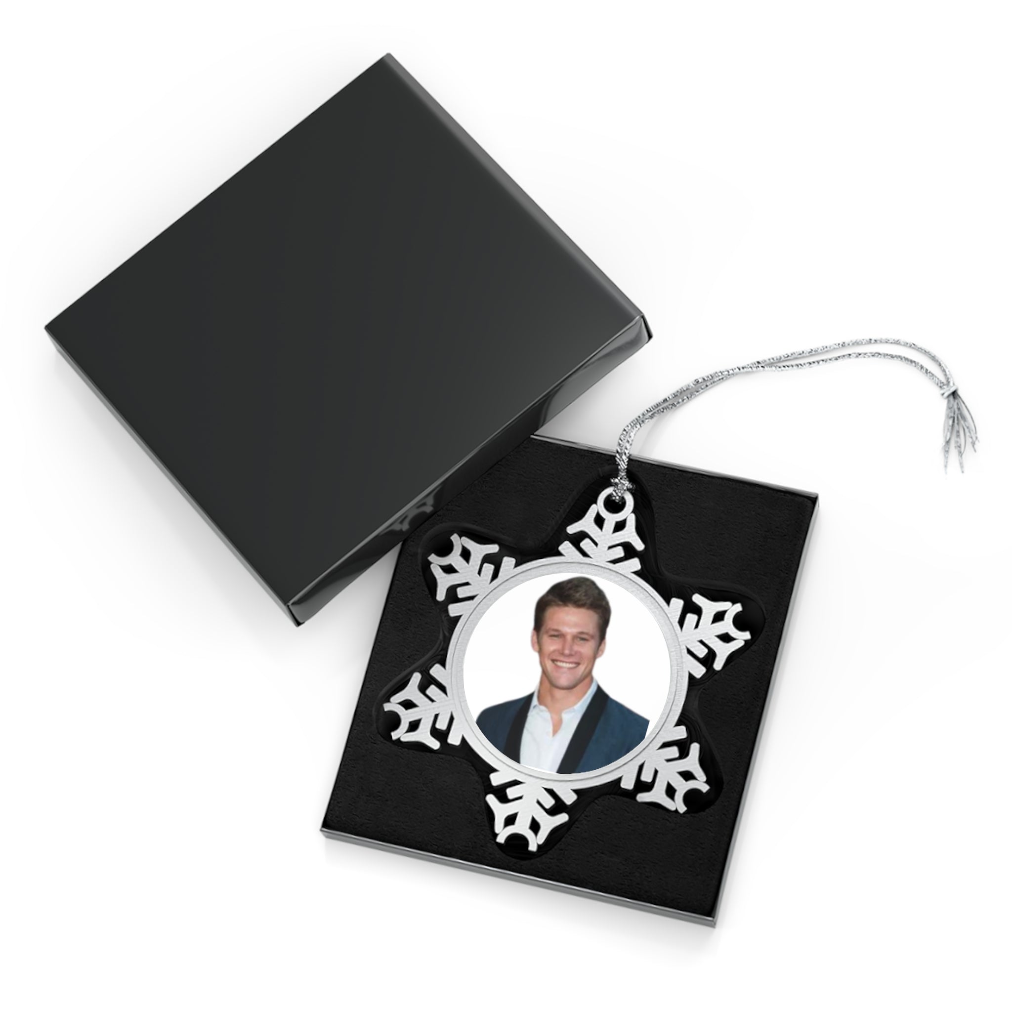Matt Pewter Snowflake Ornament