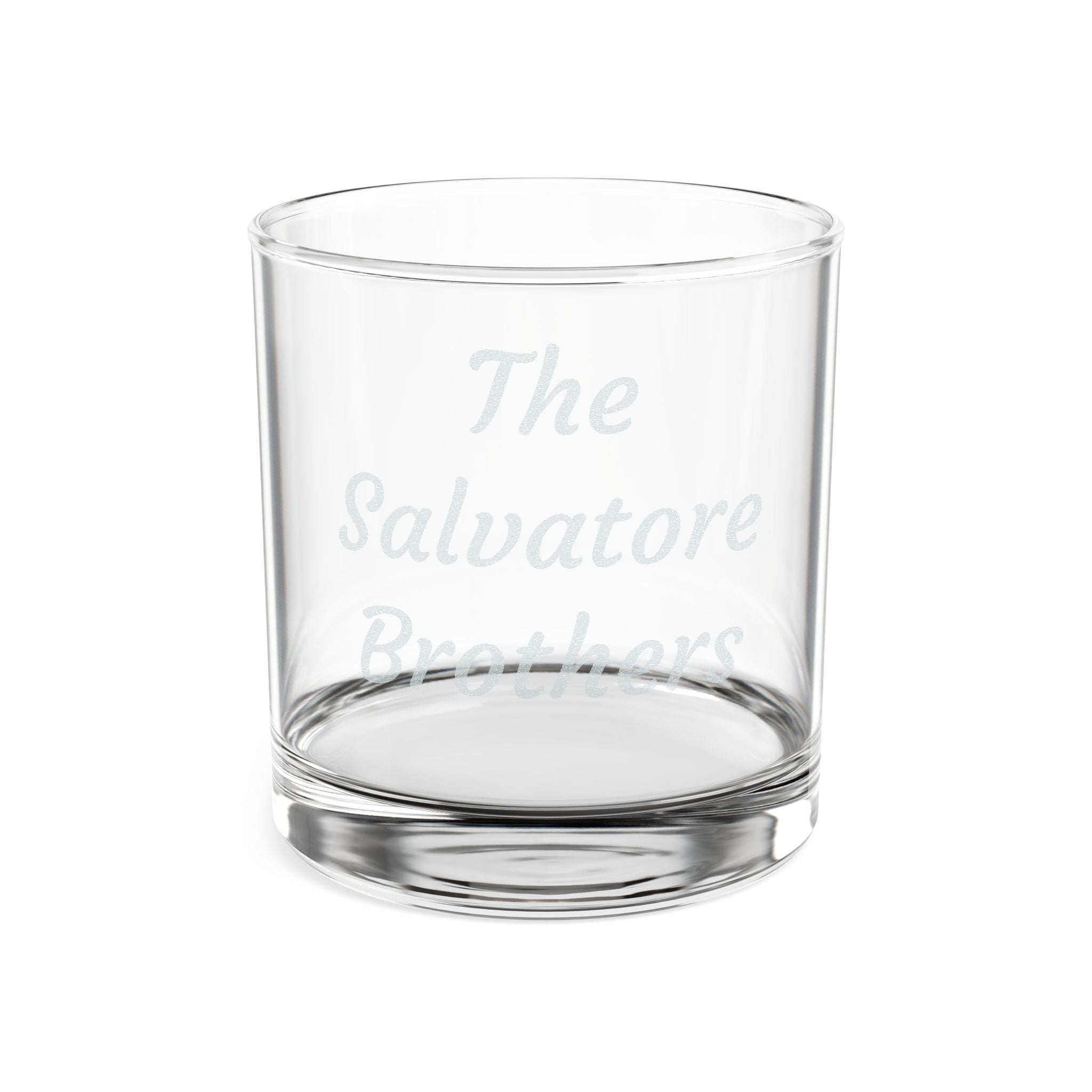 The Salvatore Brothers Whiskey Glass, 10.5oz (Engraving)