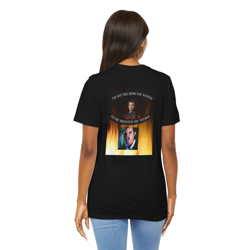 Hero/Monster: Elijah Mikaelson Unisex Jersey Short Sleeve Tee