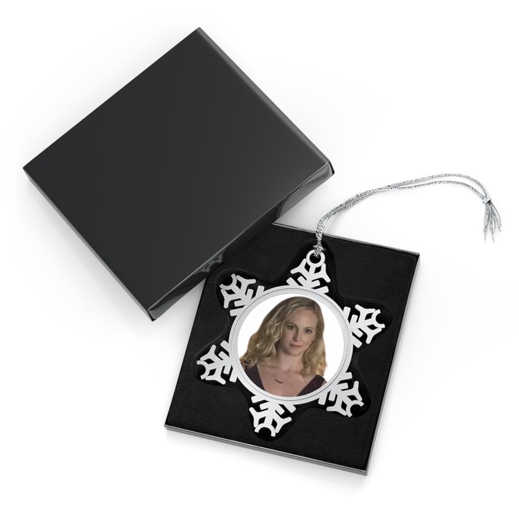 Caroline Pewter Snowflake Ornament