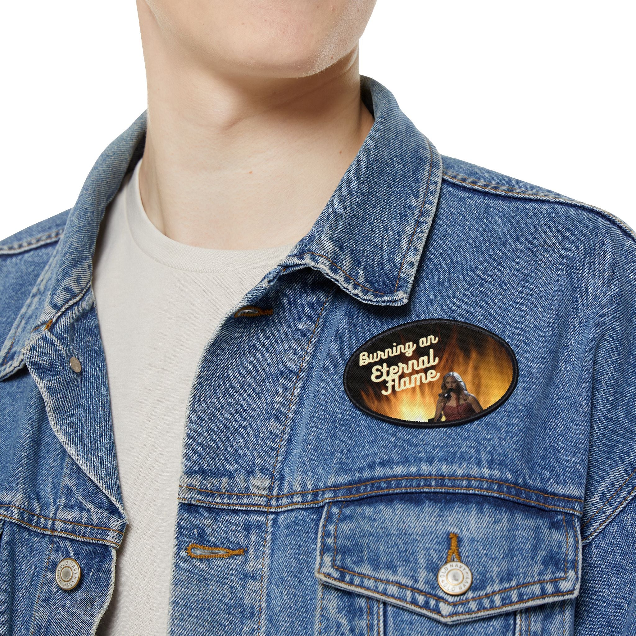 Caroline Forbes: Burning An Eternal Flame Iron-On Patches