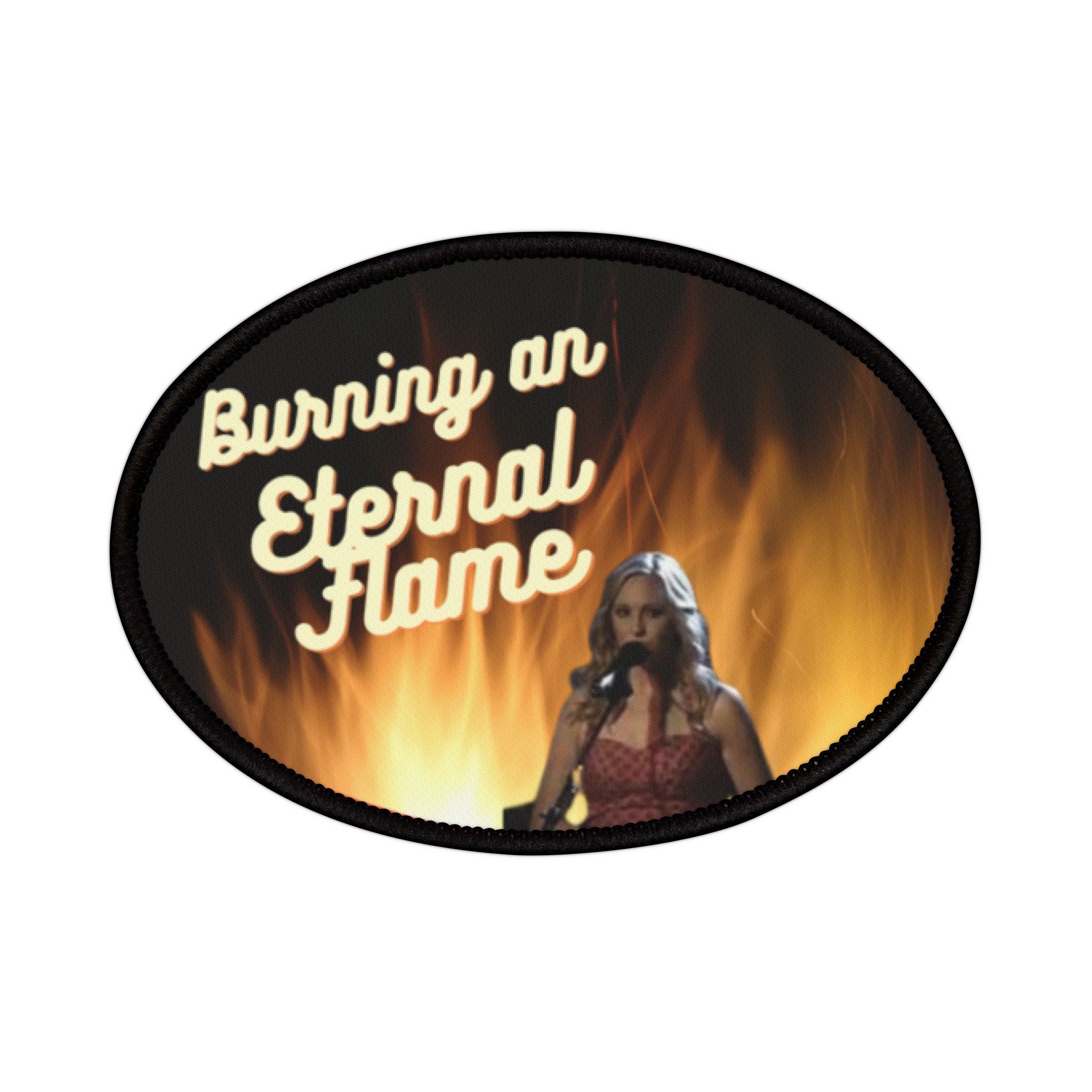Caroline Forbes: Burning An Eternal Flame Iron-On Patches