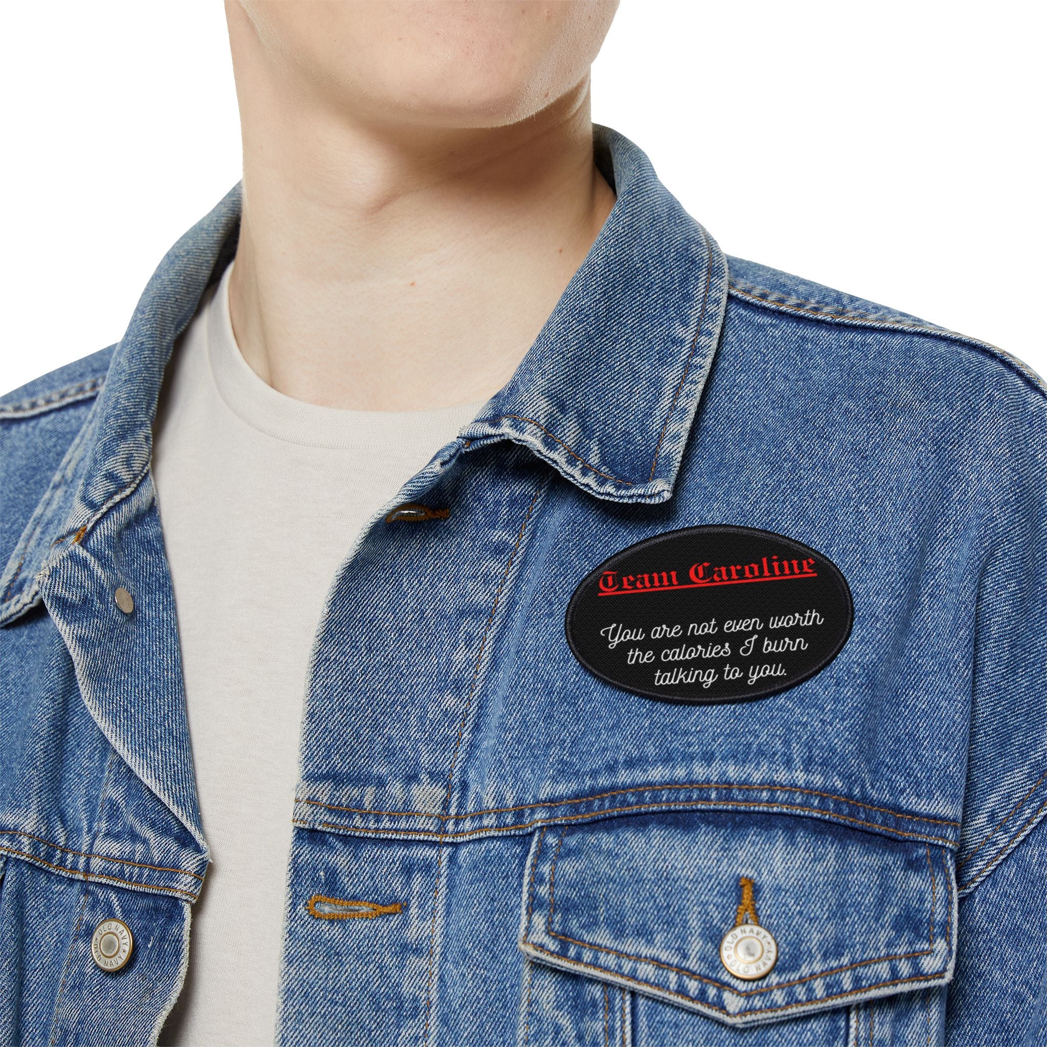 The Vampire Diaries: Caroline Quote Iron-On Patches