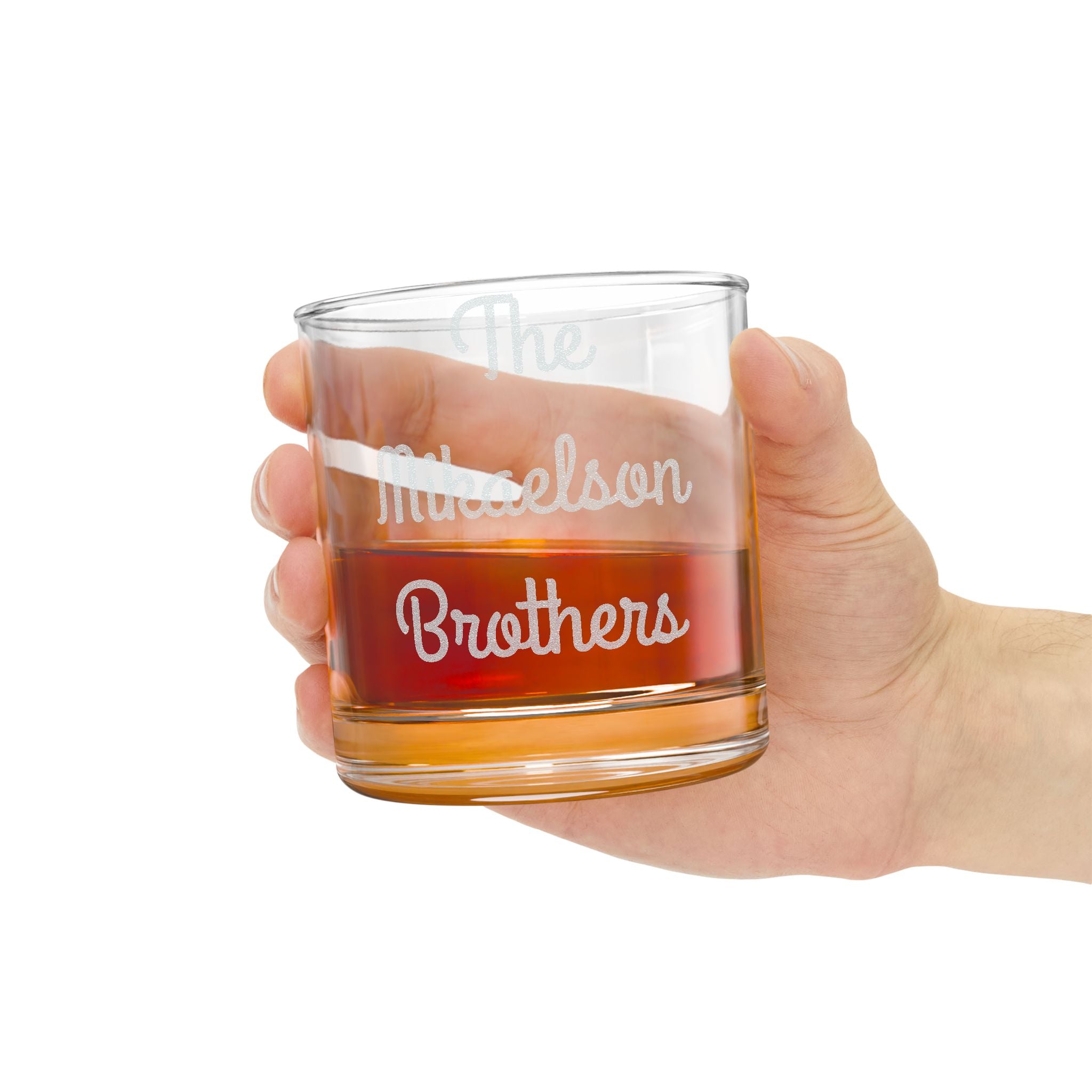 The Mikaelson Brothers Whiskey Glass, 10.5oz (Engraving)