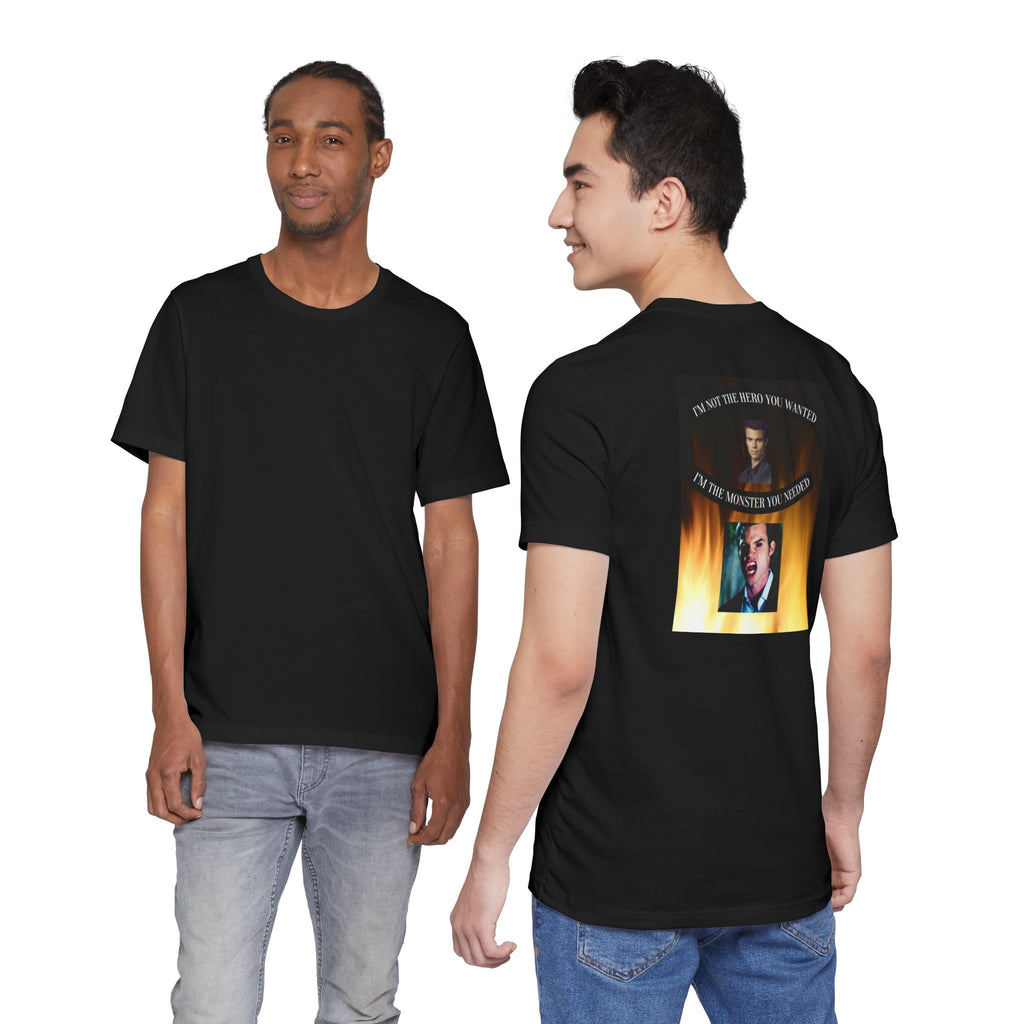 Hero/Monster: Elijah Mikaelson Unisex Jersey Short Sleeve Tee
